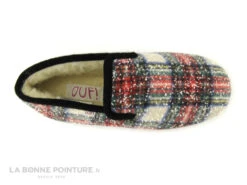 Ouf CHAUX Carreaux Multicolores - Charentaises Femme Fourre Laine -Optimal Chaussures Magasin cd24607c73b9e66c561f35ea11d5d5ef a034501 177113