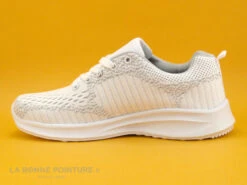 Run Away NINA Blanc - Basket Femme Maille Blanche -Optimal Chaussures Magasin cd24607c73b9e66c561f35ea11d5d5ef a293101 178878