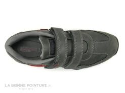 Dockers 44BN006-650120 - Basket Noir-gris Homme - 2 Velcros -Optimal Chaussures Magasin cd24607c73b9e66c561f35ea11d5d5ef a305401 179143