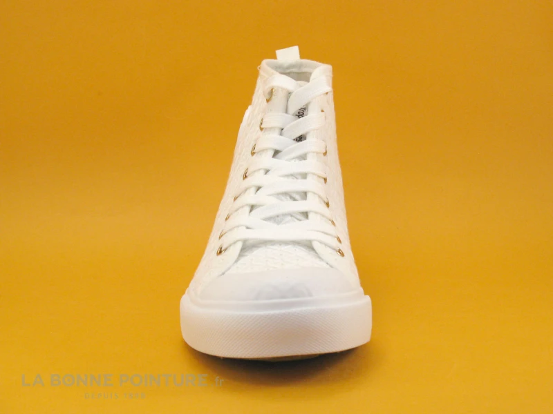 Tropeziennes MOLOKAI Blanc Broderie - 42551 - Basket Montante 2 Tropeziennes MOLOKAI Blanc Broderie - 42551 - Basket Montante – Image 2