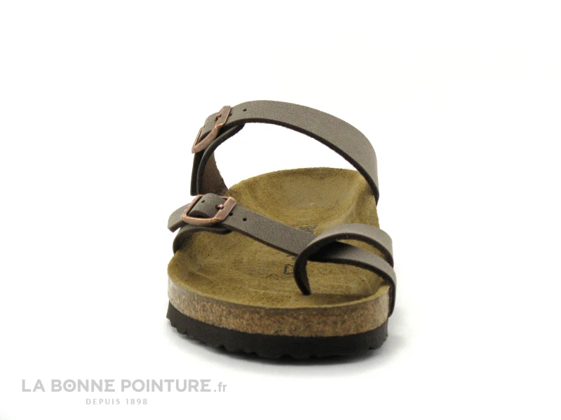 Birkenstock MAYARI Birko Flor Nubuck Mocca BK071061 - Tong 2 Birkenstock MAYARI Birko Flor Nubuck Mocca BK071061 - Tong – Image 2