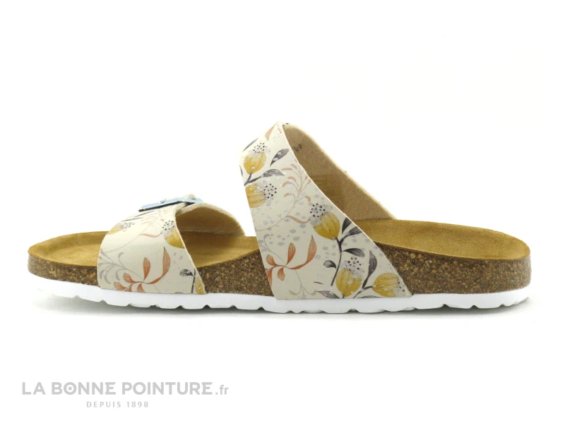 Bio Life 2632 Fleuri - Mule Femme - 2 Brides Reglables 3 Bio Life 2632 Fleuri - Mule Femme - 2 Brides Reglables – Image 3