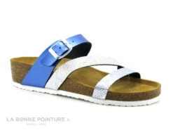 Bio Life 1533 Aqua Marine - Mule Compensee Femme