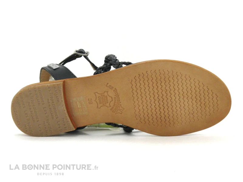 Tropeziennes HONG Noir 42167 - Sandale Tong Plate - Brides Tressees 7 Tropeziennes HONG Noir 42167 - Sandale Tong Plate - Brides Tressees – Image 7