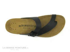 Biomodex 1900 Noir - Tong Noire Femme Avec Passe-orteil -Optimal Chaussures Magasin cd24607c73b9e66c561f35ea11d5d5ef img 0268.jpg 160365
