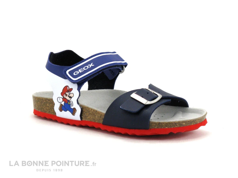 Geox Super Mario J258LC Navy Royal - Sandale Bleu Marine GARCON 5 Geox Super Mario J258LC Navy Royal - Sandale Bleu Marine GARCON – Image 5