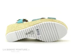The Divine Factory QL4350 Vert D Eau - Sandale Talon Compense -Optimal Chaussures Magasin cd24607c73b9e66c561f35ea11d5d5ef img 0324.jpg 160418