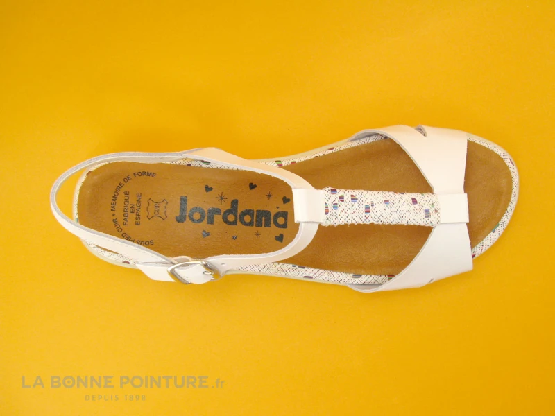 Jordana 3423 Blanc - Bride Salome - Sandale Femme Cuir Blanc 5 Jordana 3423 Blanc - Bride Salome - Sandale Femme Cuir Blanc – Image 5
