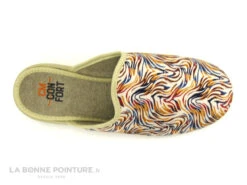 CM Confort 20056 Tiguer - Beige Et Multicolore - Pantoufle Mule F -Optimal Chaussures Magasin cd24607c73b9e66c561f35ea11d5d5ef img 0408.jpg 172066
