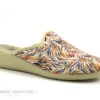 CM Confort 20056 Tiguer - Beige Et Multicolore - Pantoufle Mule F