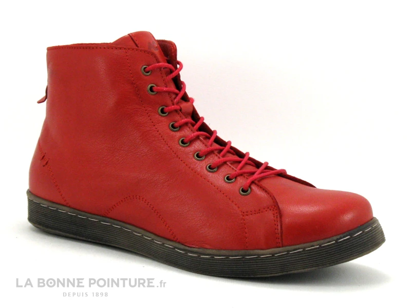 Andrea Conti 0341500-583 Chili - Chaussure Montante Rouge Fonce 5 Andrea Conti 0341500-583 Chili - Chaussure Montante Rouge Fonce – Image 5