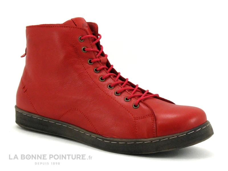 Andrea Conti 0341500-583 Chili - Chaussure Montante Rouge Fonce 1 Andrea Conti 0341500-583 Chili - Chaussure Montante Rouge Fonce