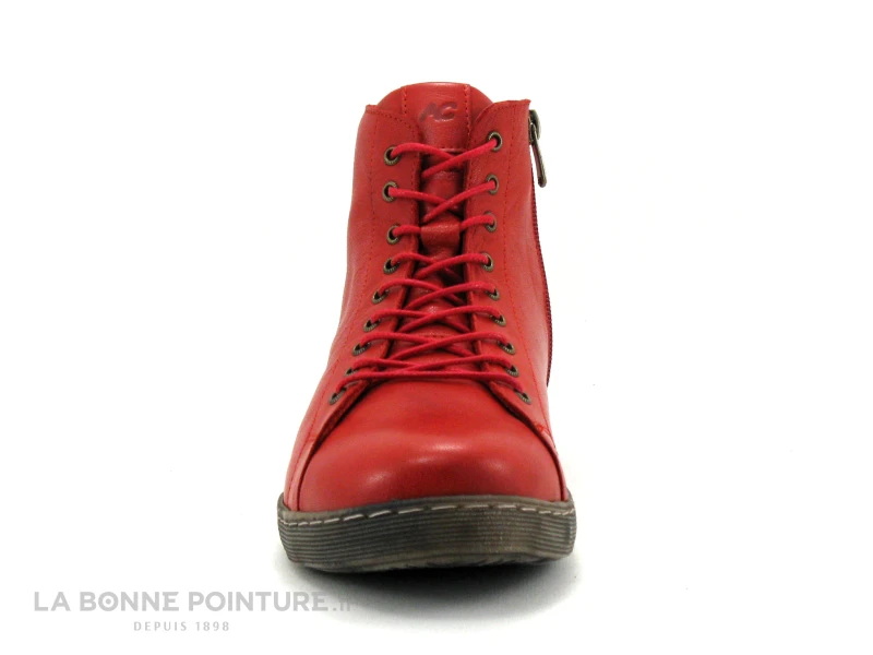 Andrea Conti 0341500-583 Chili - Chaussure Montante Rouge Fonce 2 Andrea Conti 0341500-583 Chili - Chaussure Montante Rouge Fonce – Image 2