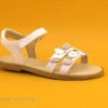 Geox J8235I KARLY Girl - White - Sandale Blanche