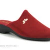 Semelflex Carene Rouge Mule Femme Pantoufle