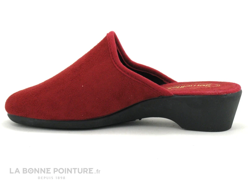 Semelflex Carene Rouge Mule Femme Pantoufle 3 Semelflex Carene Rouge Mule Femme Pantoufle â Image 3