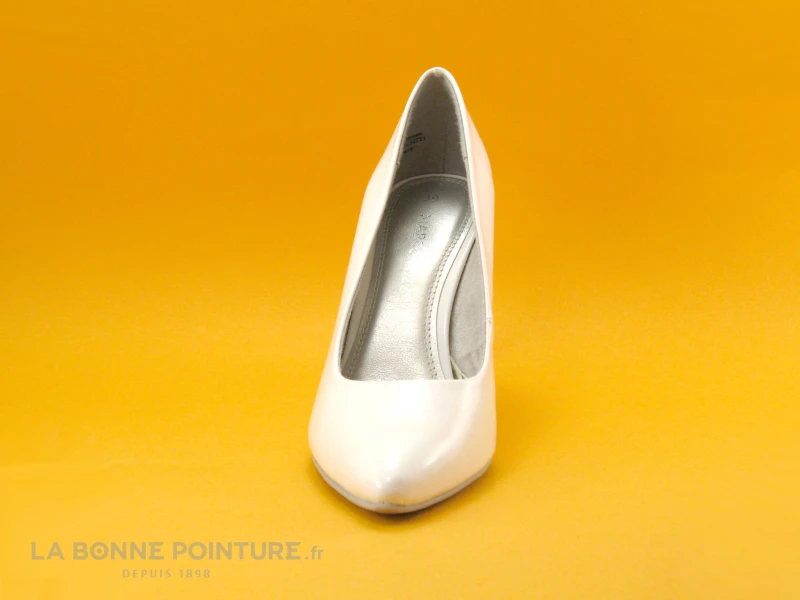 Marco Tozzi 2-22415-34 White Patent - Escarpin Blanc Verni Talon Haut 2 Marco Tozzi 2-22415-34 White Patent - Escarpin Blanc Verni Talon Haut â Image 2