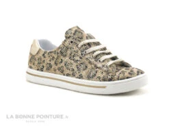 Bopy SCOOP Or - Leopard - Basket Fille Avec Zip