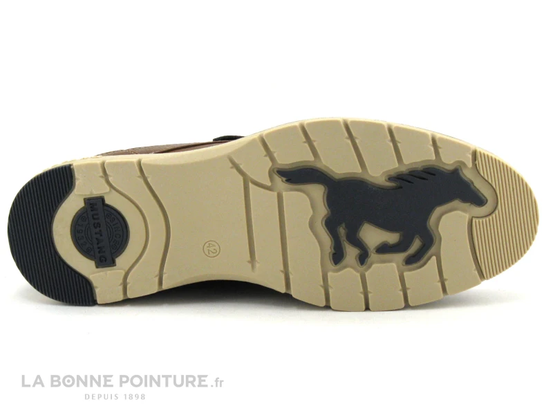 Mustang 4105 303 307 Cognac - Chaussure A Lacet Homme Marron Clair 7 Mustang 4105 303 307 Cognac - Chaussure A Lacet Homme Marron Clair – Image 7