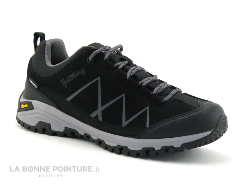 Brutting 211151 KANSAS - Noir - Gris - Chaussure De Marche Homme 1 Brutting 211151 KANSAS - Noir - Gris - Chaussure De Marche Homme