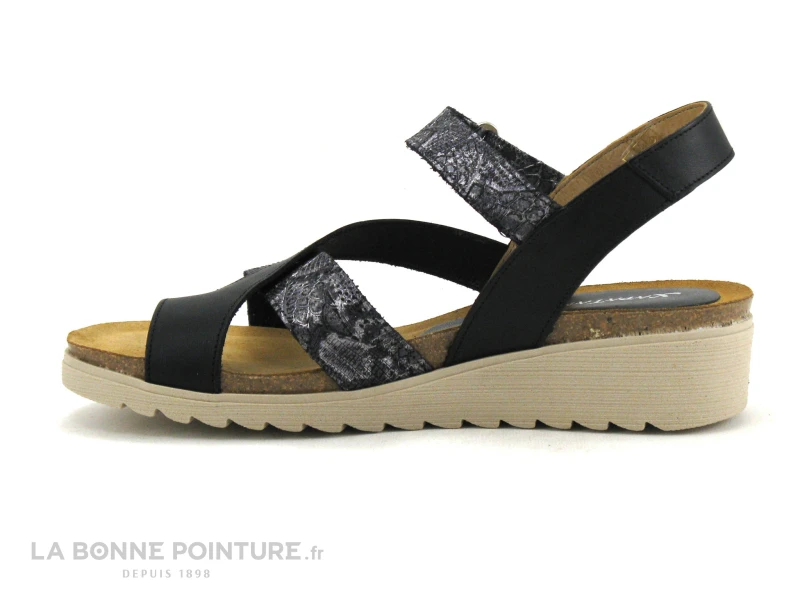 Xapatan 9060 Noir - Sandale Femme Avec Passe Orteil 3 Xapatan 9060 Noir - Sandale Femme Avec Passe Orteil – Image 3