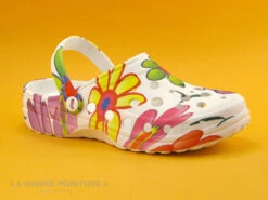 Woz Cheese Flowers - Blanc Et Fleurs Multicolores - Sabot Femme 11 Woz Cheese Flowers - Blanc Et Fleurs Multicolores - Sabot Femme -Optimal Chaussures Magasin cd24607c73b9e66c561f35ea11d5d5ef img 0953.jpg 145986