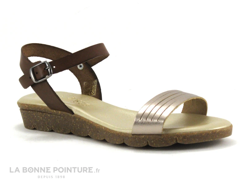 Valerias 6112 - Nu-pieds Or - Marron 5 Valerias 6112 - Nu-pieds Or - Marron – Image 5