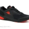 Kappa SNUGGER LACE 3112Z5W Black Red - Basket Sport