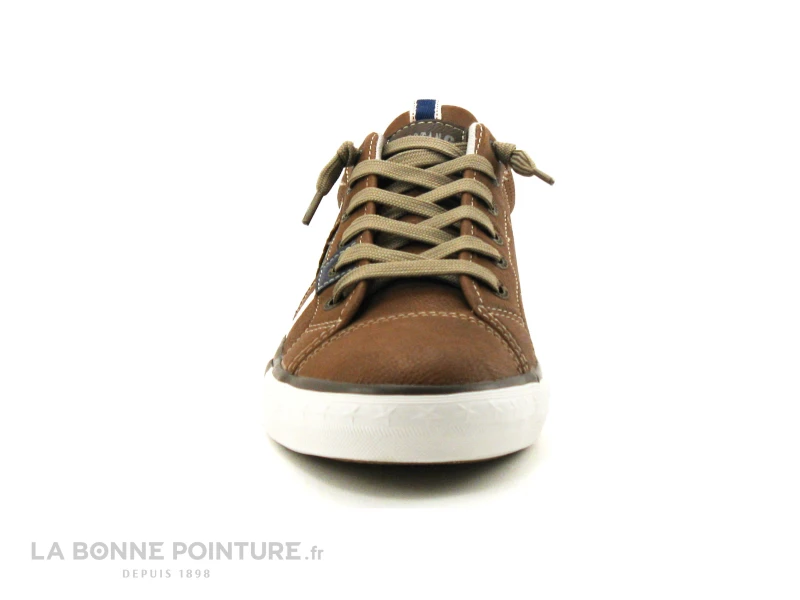 Mustang 4072-308 307 Cognac - Basket Homme 2 Mustang 4072-308 307 Cognac - Basket Homme – Image 2