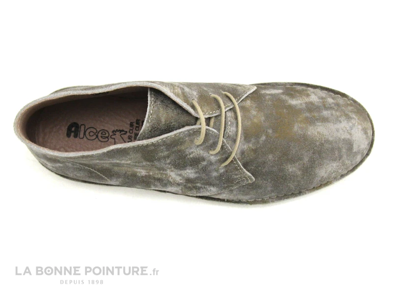 Alce Shoes 103 - Beige - Chaussure Montante Femme 6 Alce Shoes 103 - Beige - Chaussure Montante Femme â Image 6