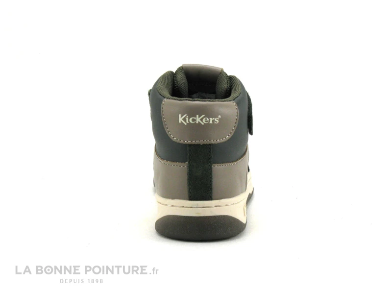 Kickers KICKALIEN Kaki Jaune Taupe - 910873 - Sneakers Montante 4 Kickers KICKALIEN Kaki Jaune Taupe - 910873 - Sneakers Montante â Image 4
