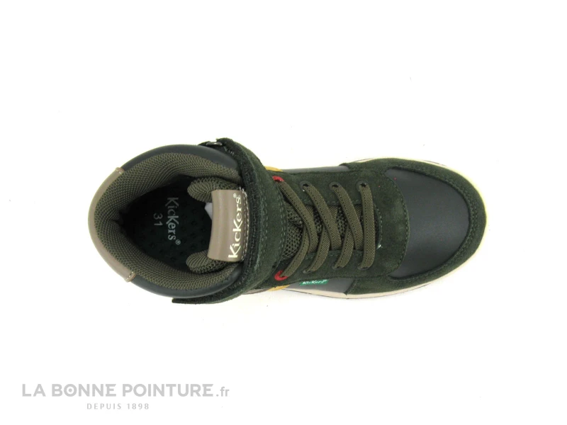 Kickers KICKALIEN Kaki Jaune Taupe - 910873 - Sneakers Montante 6 Kickers KICKALIEN Kaki Jaune Taupe - 910873 - Sneakers Montante â Image 6