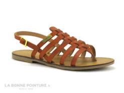 Tropeziennes HERILO 23245 Red - Sandale Cuir Orange -Optimal Chaussures Magasin cd24607c73b9e66c561f35ea11d5d5ef img 1172.jpg 148170