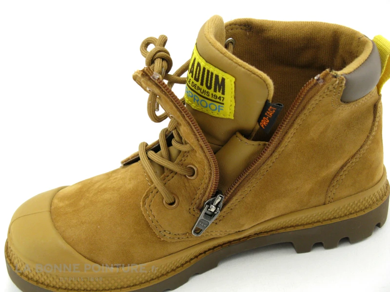 Palladium HI CUFF 21H77122 Mahogany - Boots Marron Clair Enfant 3 Palladium HI CUFF 21H77122 Mahogany - Boots Marron Clair Enfant – Image 3