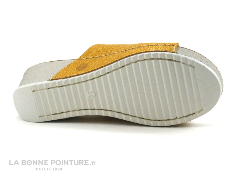 Fly Flot FACTUELLE Jaune - Mule Talon Compense 7 Fly Flot FACTUELLE Jaune - Mule Talon Compense – Image 7