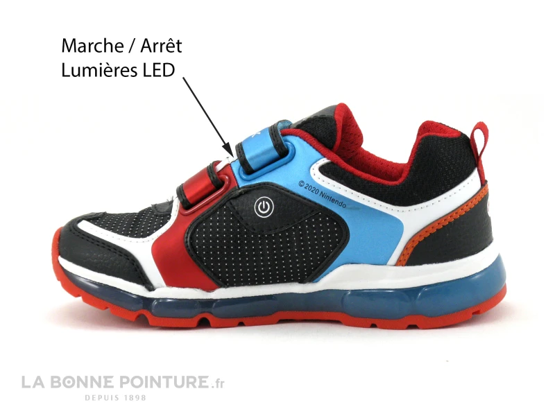 Geox SUPER-MARIO J1644A Android - Black Sky - Basket Basse Led 3 Geox SUPER-MARIO J1644A Android - Black Sky - Basket Basse Led – Image 3