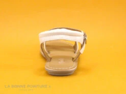 Minibel TULIPE White - Sandale Fille En Cuir Blanc -Optimal Chaussures Magasin cd24607c73b9e66c561f35ea11d5d5ef img 1334.jpg 173148