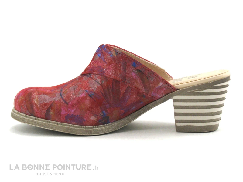 Alce Shoes 9841 Amatista Rojo - Sabot Femme Talon 3 Alce Shoes 9841 Amatista Rojo - Sabot Femme Talon – Image 3