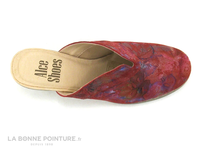 Alce Shoes 9841 Amatista Rojo - Sabot Femme Talon 6 Alce Shoes 9841 Amatista Rojo - Sabot Femme Talon – Image 6