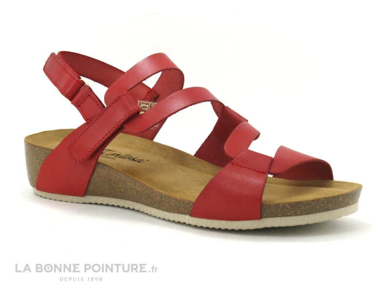 Carla Tortosa 27102 - Sandale Cuir Rouge - Femme 3 Carla Tortosa 27102 - Sandale Cuir Rouge - Femme – Image 3