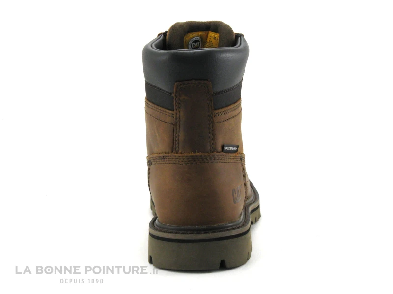 CATerpillar CAT DEPLETE WP Brown - 595550-60B - Boots Homme 4 CATerpillar CAT DEPLETE WP Brown - 595550-60B - Boots Homme – Image 4