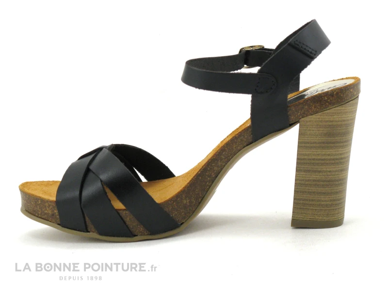 Carla Tortosa 71108 Noir - Sandale Noire Talon Haut 2 Carla Tortosa 71108 Noir - Sandale Noire Talon Haut – Image 2