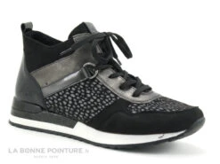 Remonte R2543-42 - Noir - Gris Metal - Pois - Chaussure Montante Femme 11 Remonte R2543-42 - Noir - Gris Metal - Pois - Chaussure Montante Femme -Optimal Chaussures Magasin cd24607c73b9e66c561f35ea11d5d5ef img 1470.jpg 173425