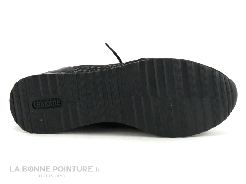 Remonte R2543-42 - Noir - Gris Metal - Pois - Chaussure Montante Femme 7 Remonte R2543-42 - Noir - Gris Metal - Pois - Chaussure Montante Femme – Image 7