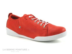 Andrea Conti 0345724 Salsa - Chaussure Basse Cuir Rouge -Optimal Chaussures Magasin cd24607c73b9e66c561f35ea11d5d5ef img 1484.jpg 146624