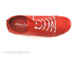 Andrea Conti 0345724 Salsa - Chaussure Basse Cuir Rouge -Optimal Chaussures Magasin cd24607c73b9e66c561f35ea11d5d5ef img 1489.jpg 146623