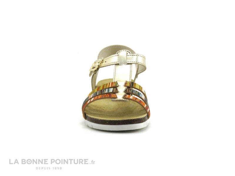 Bopy EDANI Or Multicolore - Nu-pieds Fille 2 Bopy EDANI Or Multicolore - Nu-pieds Fille – Image 2