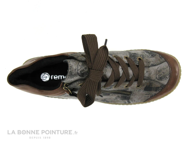 Remonte R1487-24 - Marron - Noir - Chaussure Montante Femme 6 Remonte R1487-24 - Marron - Noir - Chaussure Montante Femme – Image 6