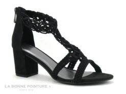 Marco Tozzi 2-28330-24 Black - Sandale Noir Talon Haut - Cordon -Optimal Chaussures Magasin cd24607c73b9e66c561f35ea11d5d5ef img 1641.jpg 148643