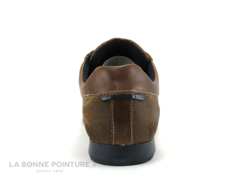 Morans SABAR Cognac - Basket Ville Homme Marron - Lacet Bleu 4 Morans SABAR Cognac - Basket Ville Homme Marron - Lacet Bleu – Image 4